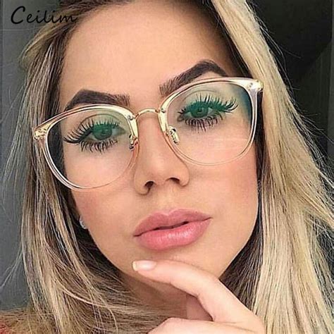 transparent oversized glasses